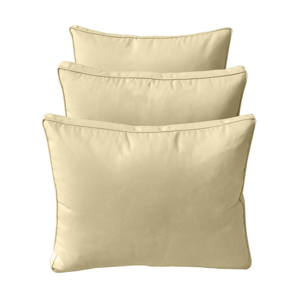STYLE 3 - Mattress & Pillow Bolster Cushion Cover and Insert for Outdoor Indoor Daybed Porch Swing Bed Twin Size