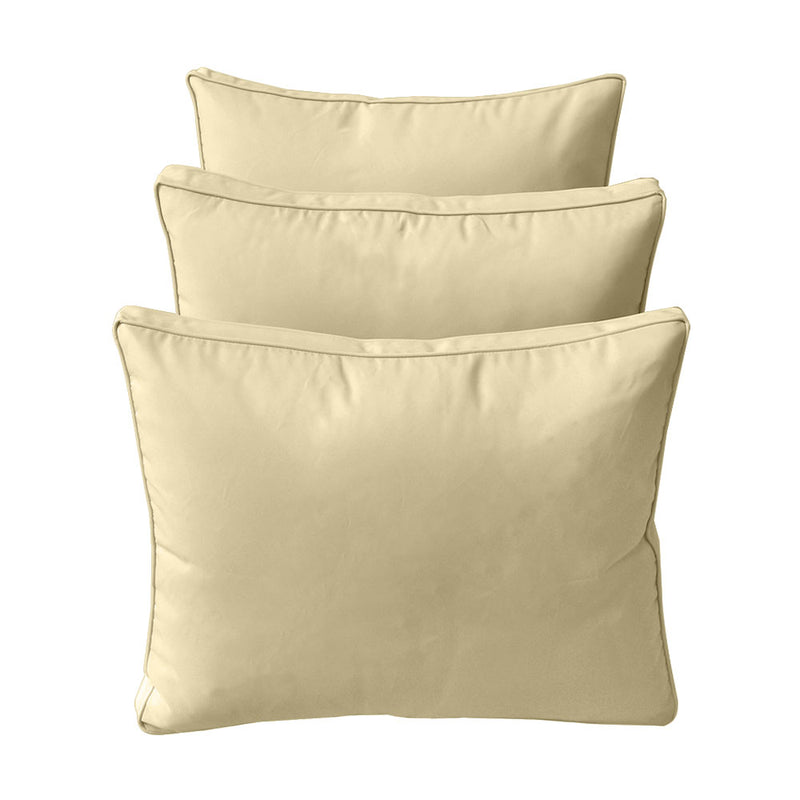 STYLE 3 - Outdoor Daybed Cover Mattress Cushion Pillow Insert Twin Size