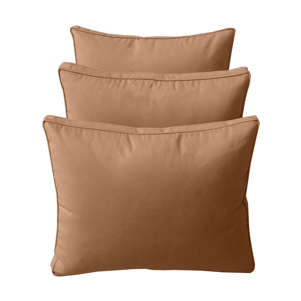STYLE 3 - Mattress & Pillow Bolster Cushion Cover and Insert for Outdoor Indoor Daybed Porch Swing Bed Crib Size