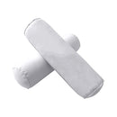 STYLE 3 - Mattress & Pillow Bolster Cushion for Outdoor Indoor Daybed Porch Swing Bed Crib Size | COVERS ONLY |