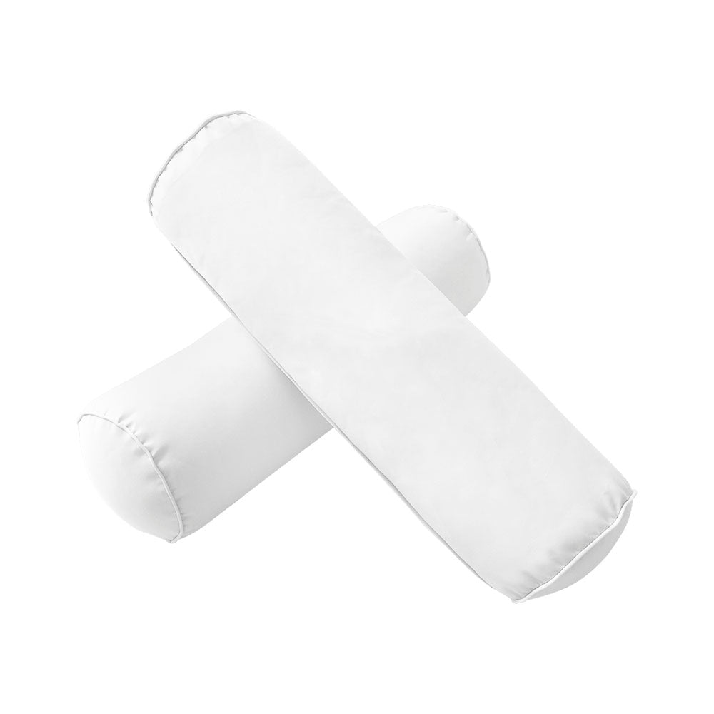 STYLE 3 - Mattress & Pillow Bolster Cushion Cover and Insert for Outdoor Indoor Daybed Porch Swing Bed Crib Size
