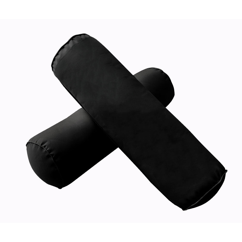 STYLE 3 - Mattress & Pillow Bolster Cushion Cover and Insert for Outdoor Indoor Daybed Porch Swing Bed Crib Size