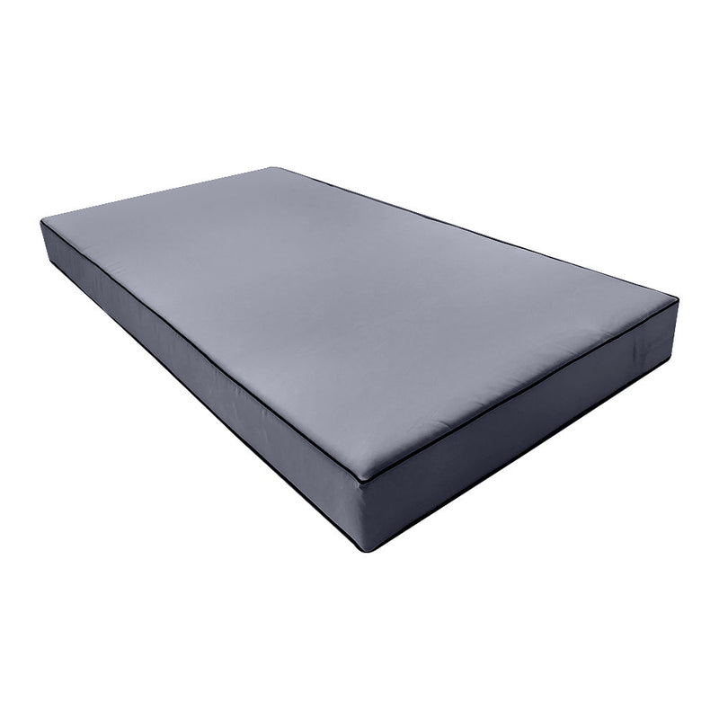 STYLE 4 - Outdoor Daybed Cover Mattress Cushion Pillow Insert Twin-XL Size