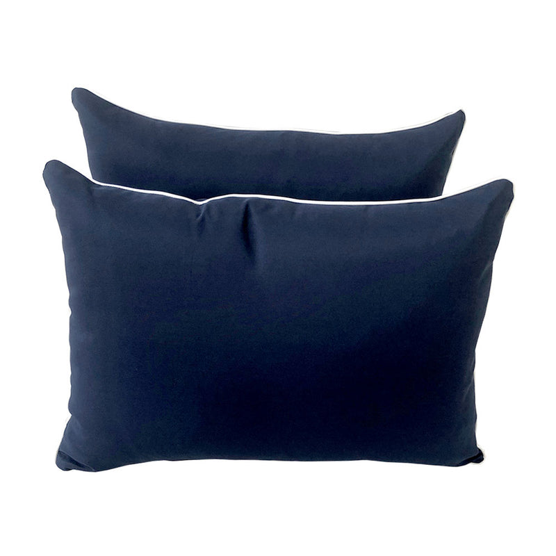 STYLE 4 - Outdoor Daybed Bolster Backrest Pillow Cushion Twin Size |COVERS ONLY|