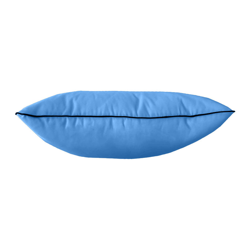STYLE 4 - Outdoor Daybed Bolster Backrest Pillow Cushion Twin Size |COVERS ONLY|