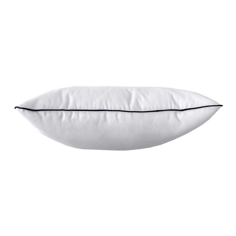 STYLE 4 - Outdoor Daybed Bolster Backrest Pillow Cushion Twin Size |COVERS ONLY|