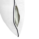 Style4 Twin Size 5PC Contrast Pipe Outdoor Daybed Mattress Cushion Bolster Pillow Slip Cover Complete Set AD106