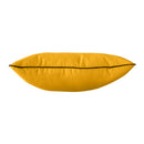 Outdoor daybed styled with cushion set, ideal for patio or garden lounging.