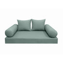 STYLE 4 - Outdoor Daybed Cover Mattress Cushion Pillow Insert Queen Size