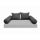 STYLE 4 Pillow & Bolster Cushion for Outdoor Indoor Daybed Porch Swing Bed Crib Size | COVERS ONLY |