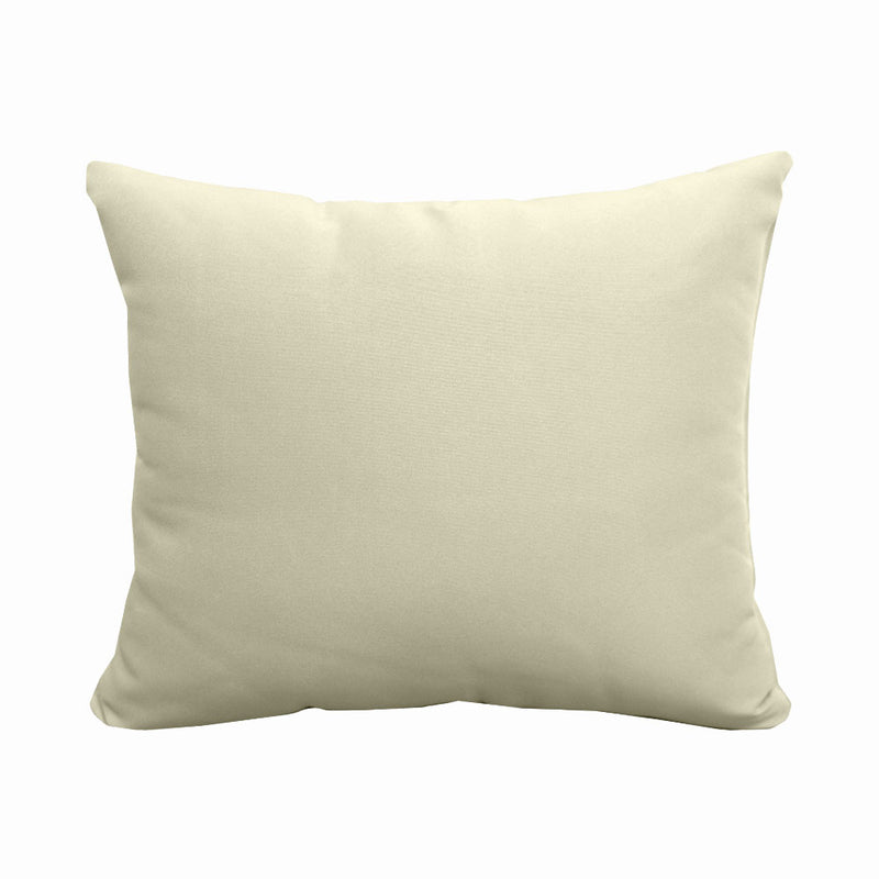 STYLE 4 - Outdoor Daybed Bolster Backrest Pillow Cushion Twin Size |COVERS ONLY|