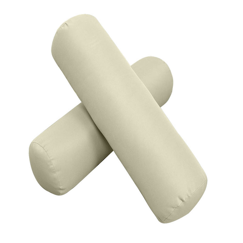 STYLE 4 - Outdoor Daybed Bolster Backrest Pillow Cushion Twin Size |COVERS ONLY|