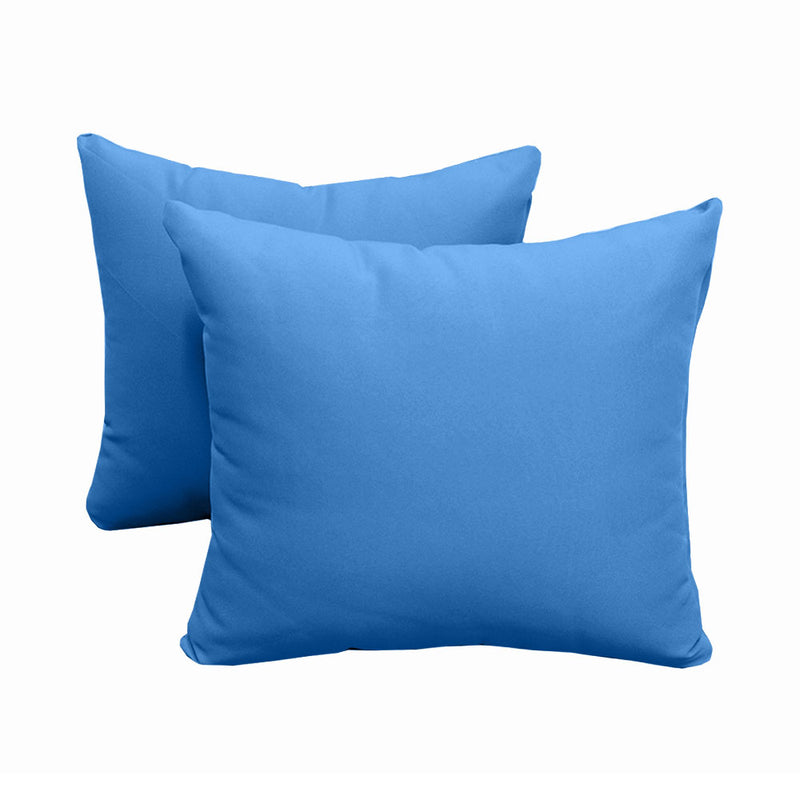 STYLE 4 - Outdoor Daybed Bolster Backrest Pillow Cushion Twin Size |COVERS ONLY|