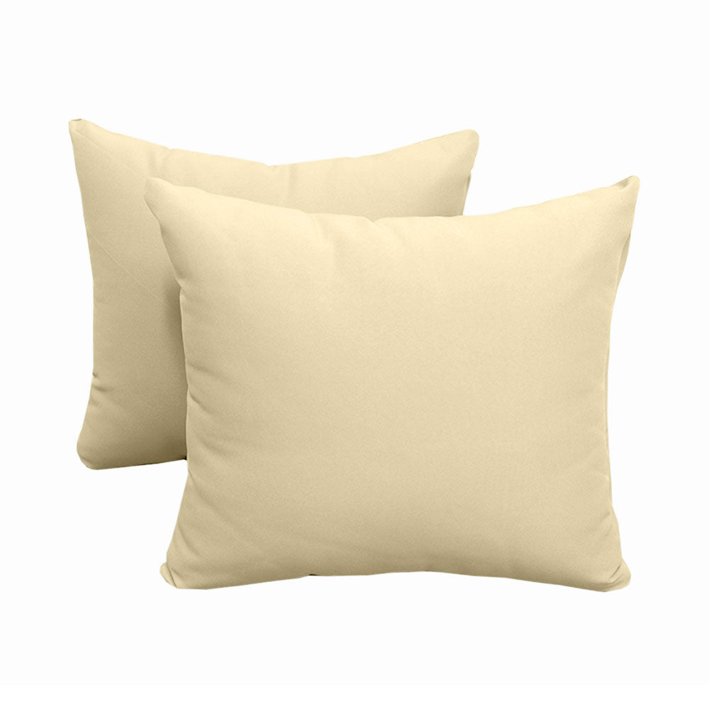 STYLE 4 Pillow & Bolster Cushion for Outdoor Indoor Daybed Porch Swing Bed Full Size | COVERS ONLY |