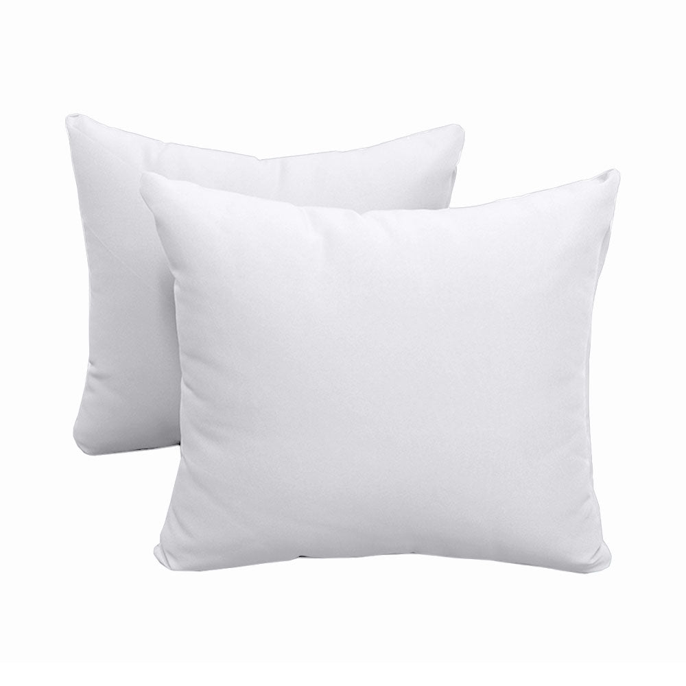 STYLE 4 Pillow & Bolster Cushion for Outdoor Indoor Daybed Porch Swing Bed Full Size | COVERS ONLY |