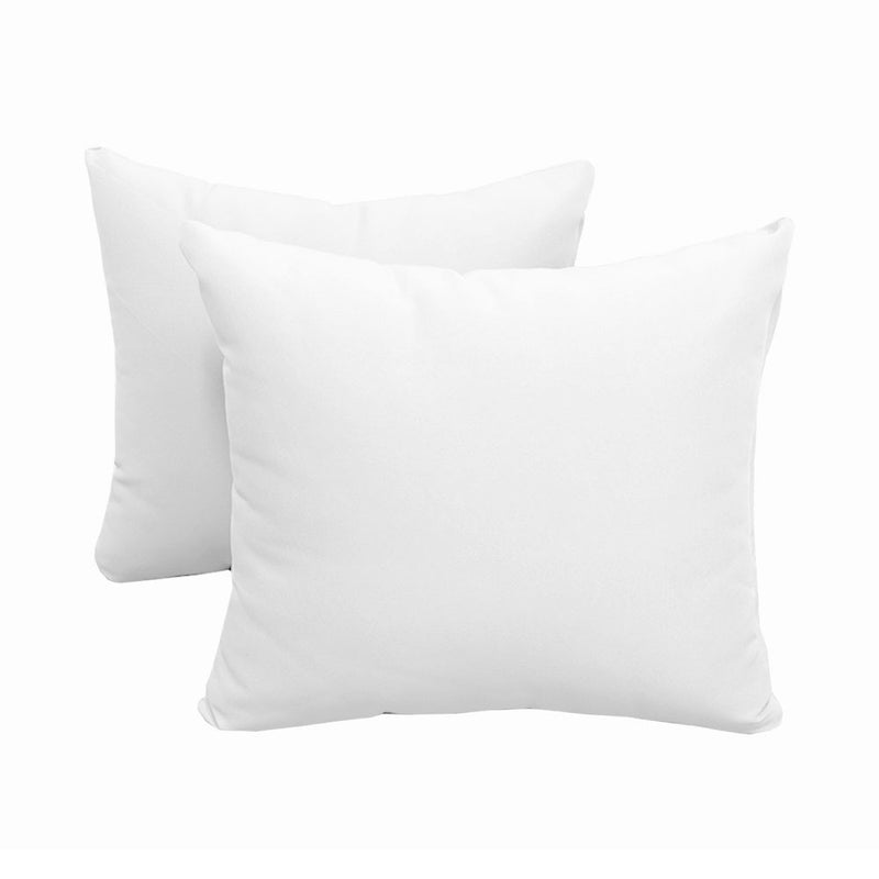 STYLE 4 - Outdoor Daybed Bolster Backrest Pillow Cushion Twin Size |COVERS ONLY|