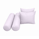 STYLE 4 Pillow & Bolster Cushion for Outdoor Indoor Daybed Porch Swing Bed Full Size | COVERS ONLY |