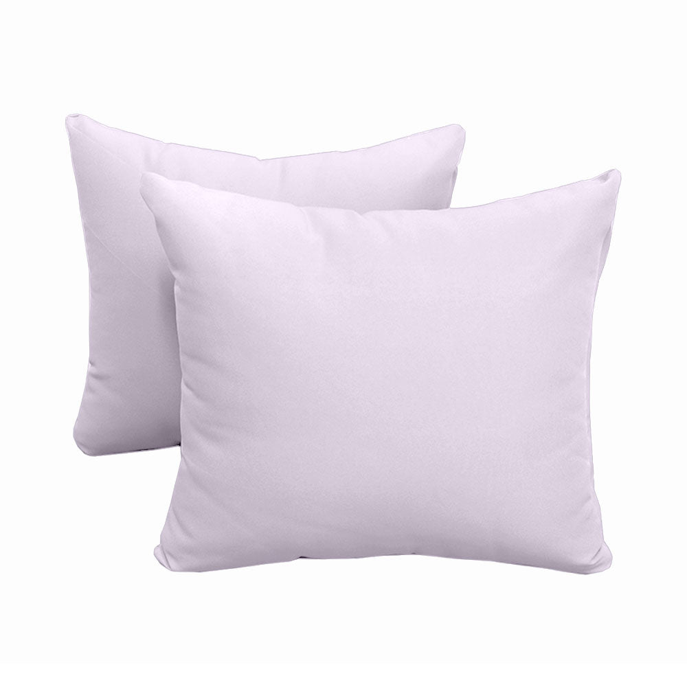 STYLE 4 Pillow & Bolster Cushion for Outdoor Indoor Daybed Porch Swing Bed Full Size | COVERS ONLY |