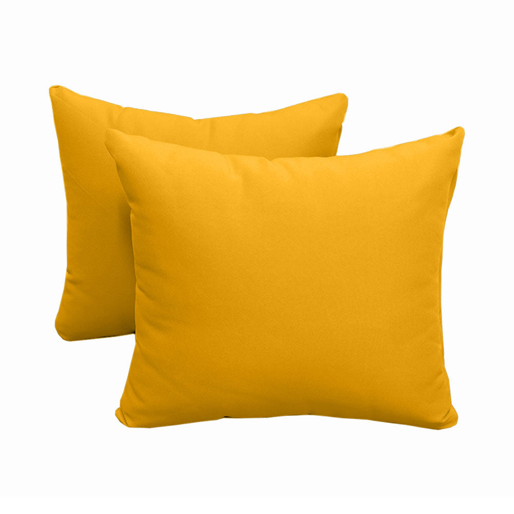 STYLE 4 Pillow & Bolster Cushion for Outdoor Indoor Daybed Porch Swing Bed Full Size | COVERS ONLY |