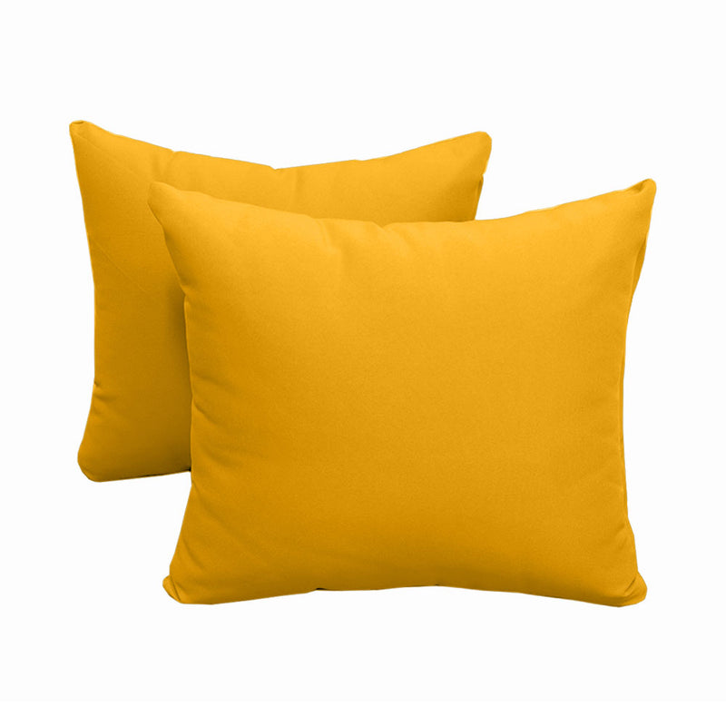 STYLE 4 - Outdoor Daybed Bolster Backrest Pillow Cushion Twin Size |COVERS ONLY|