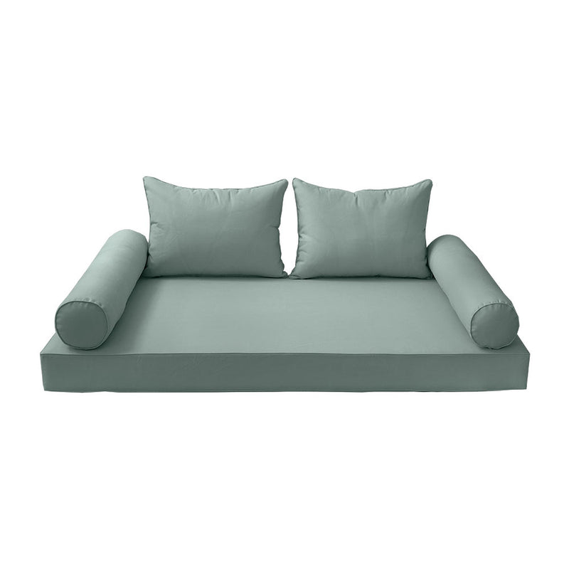STYLE 4 - Outdoor Daybed Cover Mattress Cushion Pillow Insert Crib Size