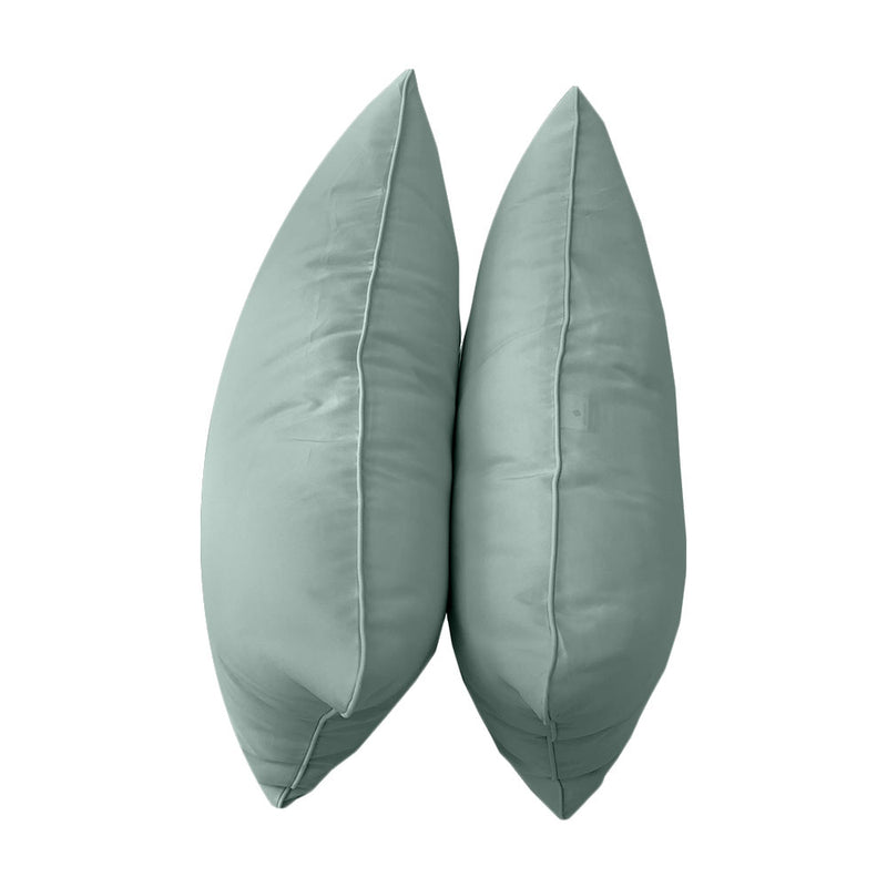 STYLE 4 - Outdoor Daybed Bolster Backrest Pillow Cushion Twin Size |COVERS ONLY|