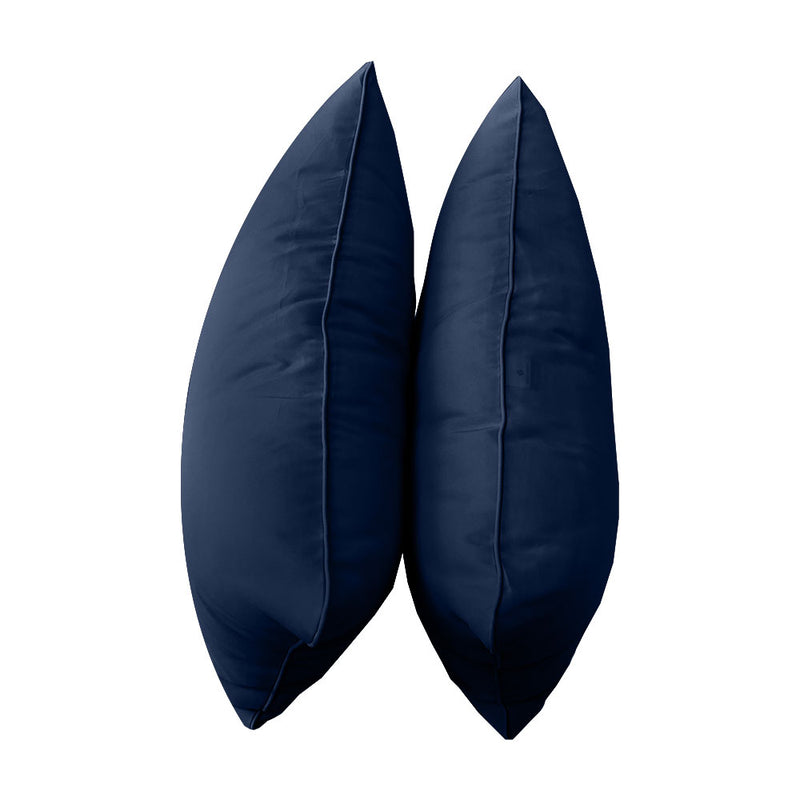 STYLE 4 - Outdoor Daybed Bolster Backrest Pillow Cushion Twin Size |COVERS ONLY|