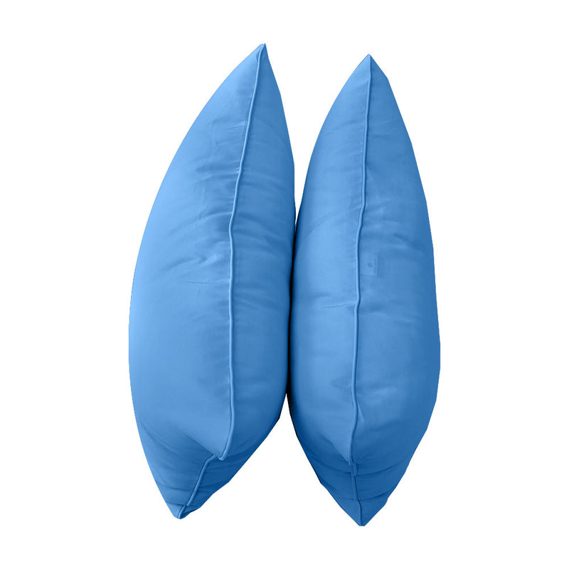 STYLE 4 - Outdoor Daybed Bolster Backrest Pillow Cushion Twin Size |COVERS ONLY|