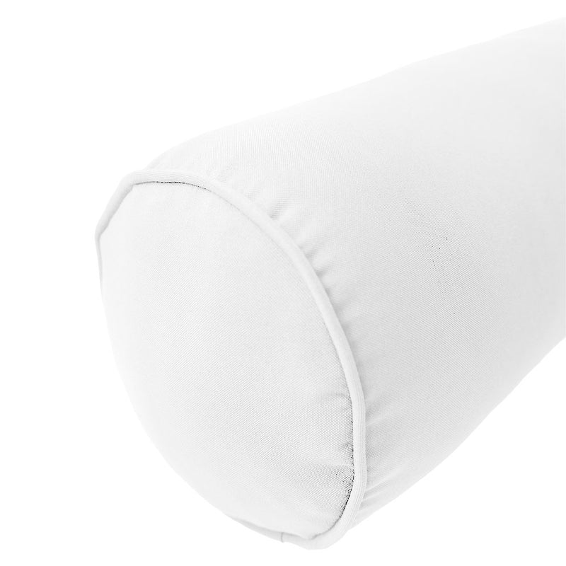 Style4 Twin Pipe Trim Bolster & Back Pillow Cushion Outdoor SLIP COVER ONLY A106