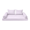 STYLE 4 - Outdoor Daybed Cover Mattress Cushion Pillow Insert Twin-XL Size