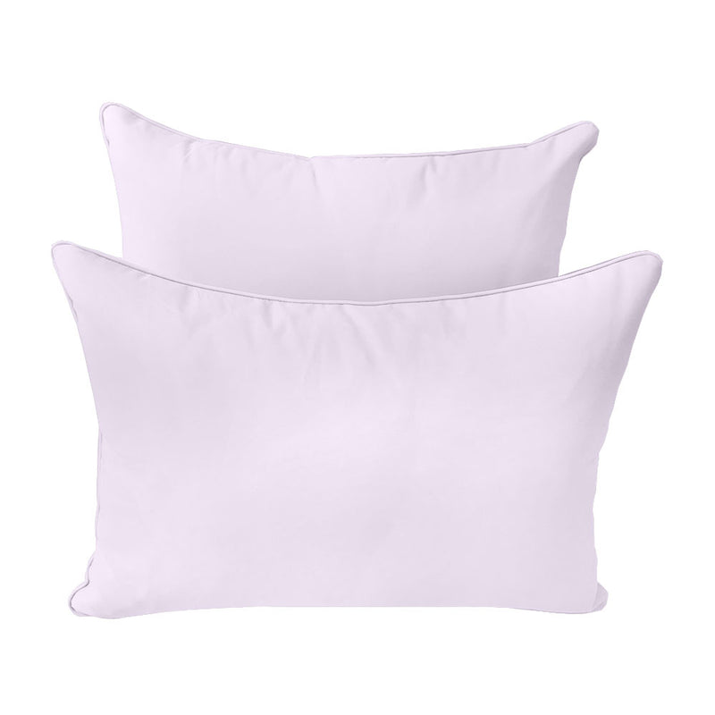 STYLE 4 - Outdoor Daybed Bolster Backrest Pillow Cushion Twin Size |COVERS ONLY|