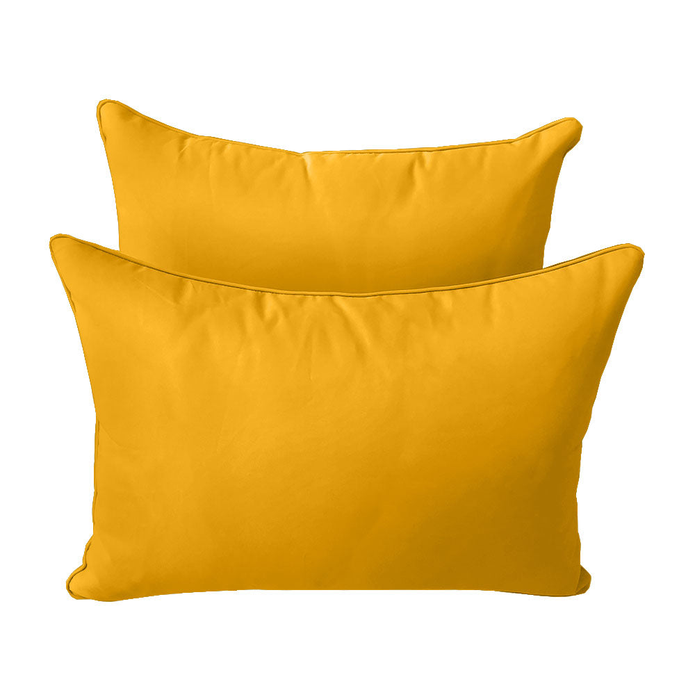 STYLE 4 Pillow & Bolster Cushion for Outdoor Indoor Daybed Porch Swing Bed Full Size | COVERS ONLY |