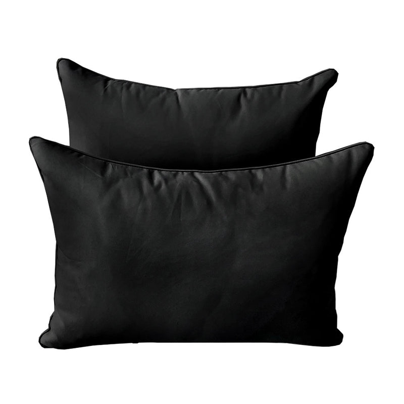 STYLE 4 - Outdoor Daybed Bolster Backrest Pillow Cushion Twin Size |COVERS ONLY|