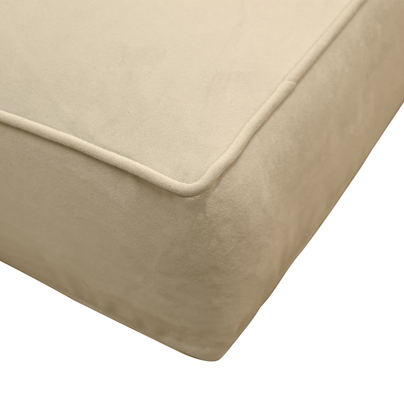 6" Thickness Velvet Indoor Daybed Mattress Fitted Sheet |COVER ONLY|