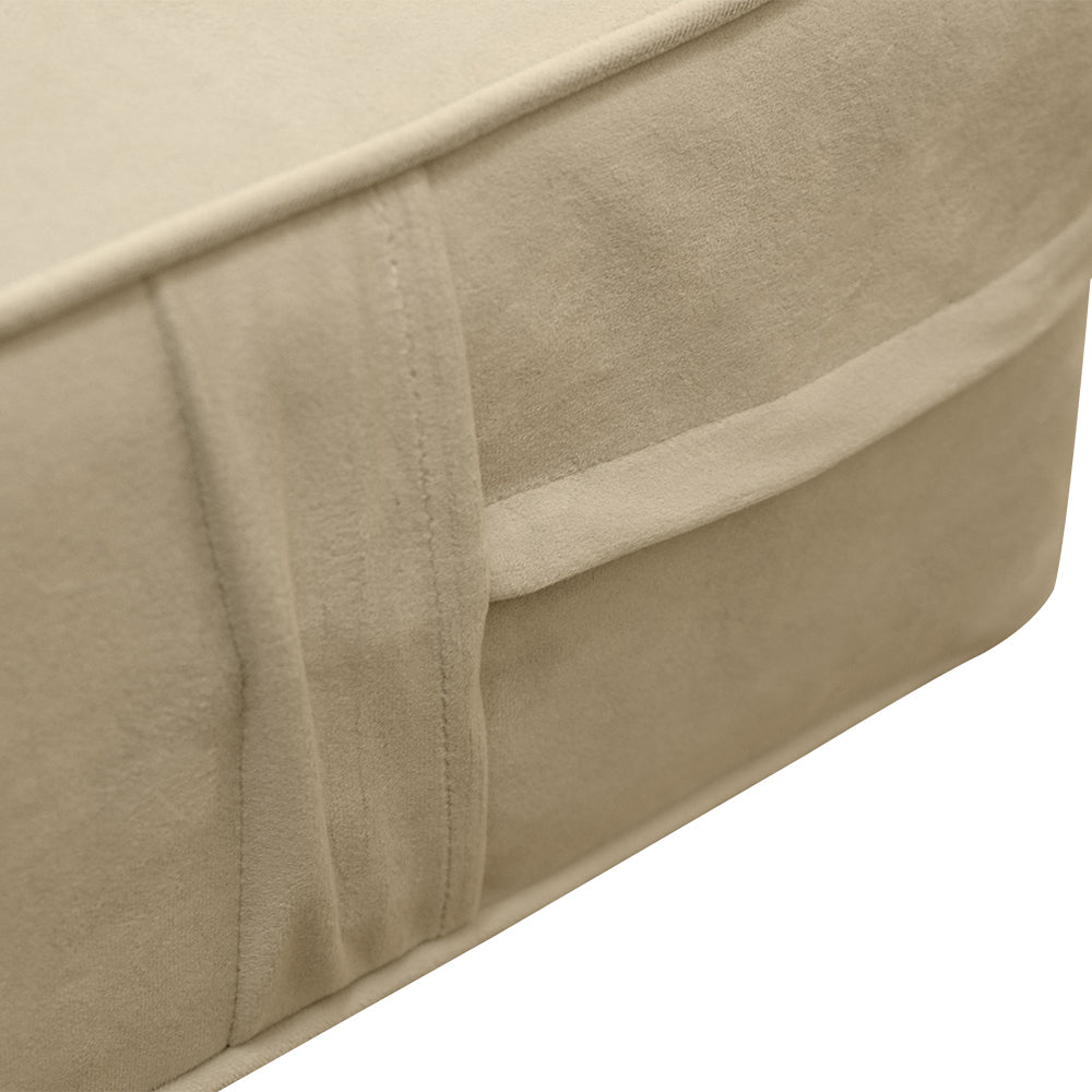 6" Thickness Velvet Indoor Daybed Mattress Fitted Sheet |COVER ONLY|