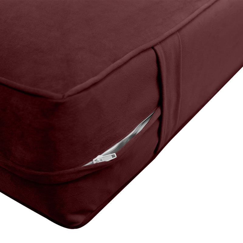 6" Thickness Velvet Indoor Daybed Mattress Fitted Sheet |COVER ONLY|