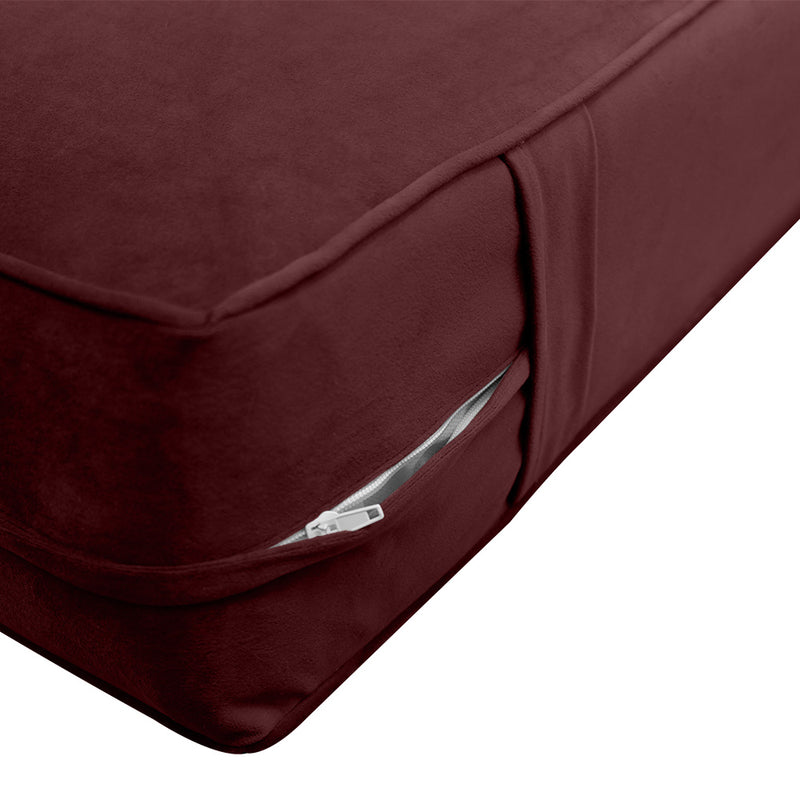 8" Thickness Velvet Indoor Daybed Mattress Fitted Sheet |COVER ONLY|