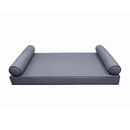 STYLE 5 - Outdoor Daybed Cover Mattress Cushion Pillow Insert Twin-XL Size