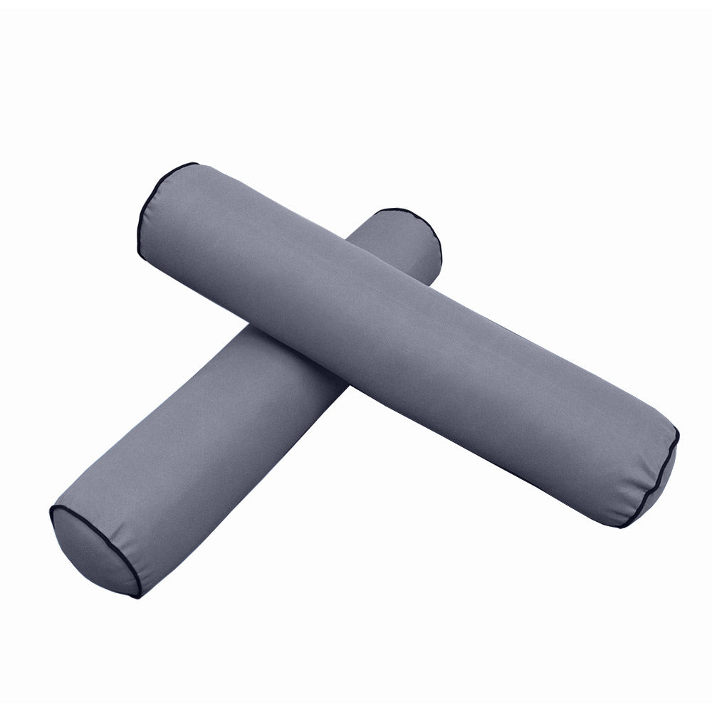 STYLE 5 - Mattress & Pillow Bolster Cushion Cover and Insert for Outdoor Indoor Daybed Porch Swing Bed Twin Size