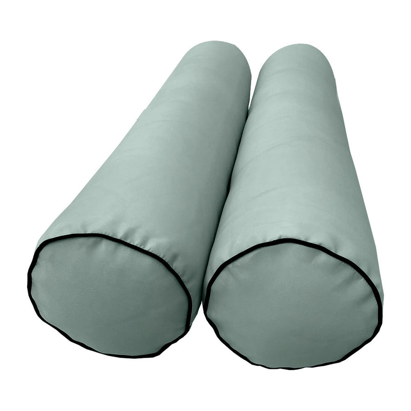 STYLE 5 - Mattress & Bolster Pillow for Outdoor Indoor Daybed Porch Swing Bed Full Size | COVERS ONLY |