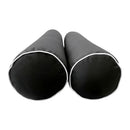 Style5 Crib Size 3PC Contrast Pipe Trim Outdoor Daybed Mattress Cushion Bolster Pillow Slip Cover COMPLETE SET AD003