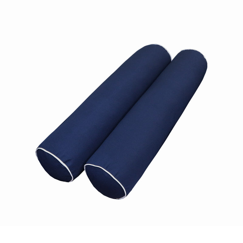 STYLE 5 Bolster Pillow for Outdoor Indoor Daybed Porch Swing Bed Full Size | COVERS ONLY |