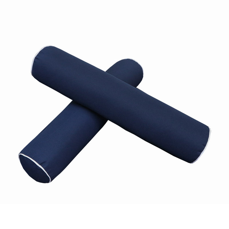 STYLE 5 Bolster Pillow for Outdoor Indoor Daybed Porch Swing Bed Full Size | COVERS ONLY |