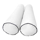 STYLE 5 - Mattress & Bolster Pillow for Outdoor Indoor Daybed Porch Swing Bed Twin-XL Size | COVERS ONLY |