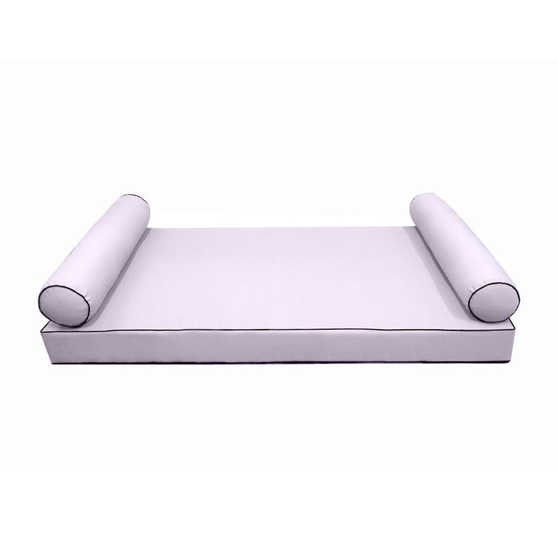 STYLE 5 - Outdoor Daybed Cover Mattress Cushion Pillow Insert Twin Size