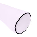 Style5 Twin-XL Size 3PC Contrast Pipe Trim Outdoor Daybed Mattress Cushion Bolster Pillow SlipCover COMPLETE SET AD107