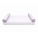STYLE 5 Bolster Pillow for Outdoor Indoor Daybed Porch Swing Bed Twin Size | COVERS ONLY |
