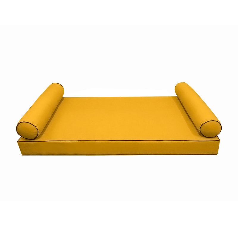 STYLE 5 - Outdoor Daybed Cover Mattress Cushion Pillow Insert Twin Size