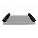 STYLE 5 Bolster Pillow for Outdoor Indoor Daybed Porch Swing Bed Twin Size | COVERS ONLY |