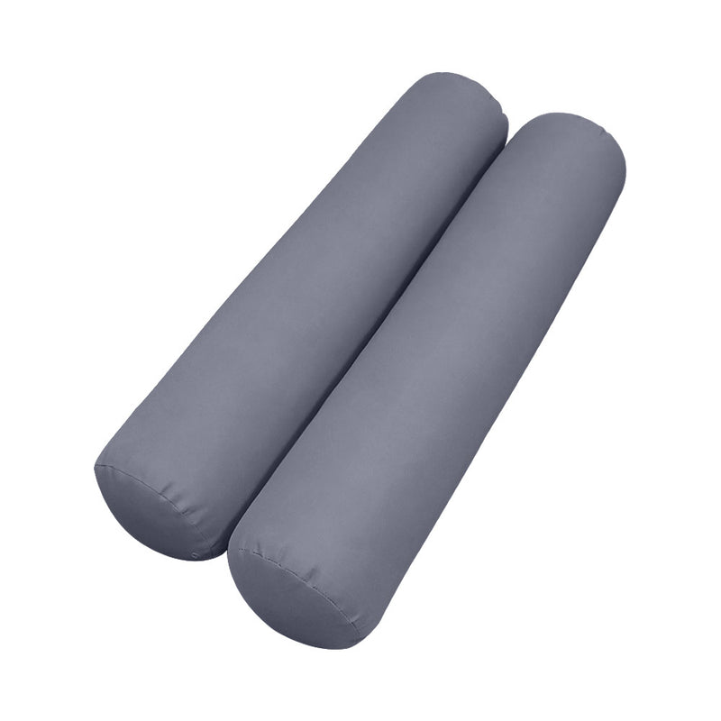 STYLE 5 Bolster Pillow for Outdoor Indoor Daybed Porch Swing Bed Queen Size | COVERS ONLY |